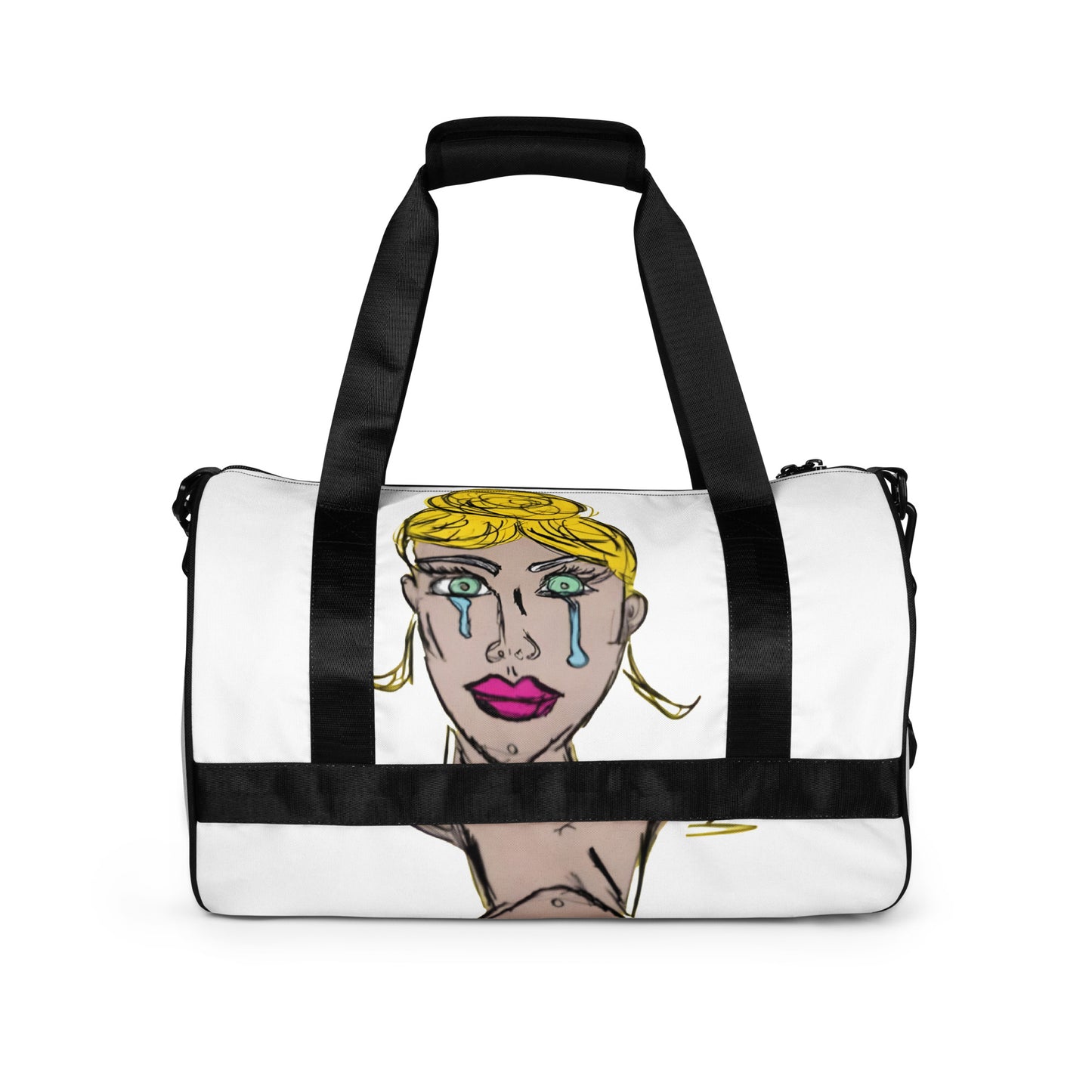 I Just Figured Out No One F-Ing Cares All-over print gym bag