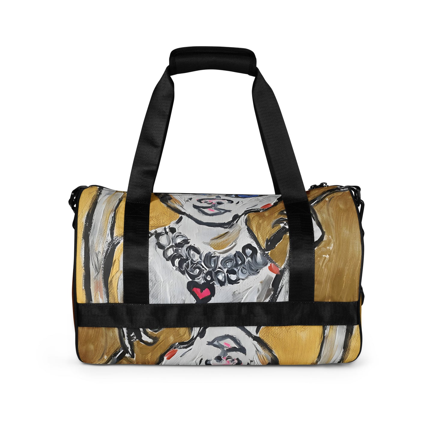 I Am Woman All-over print gym bag