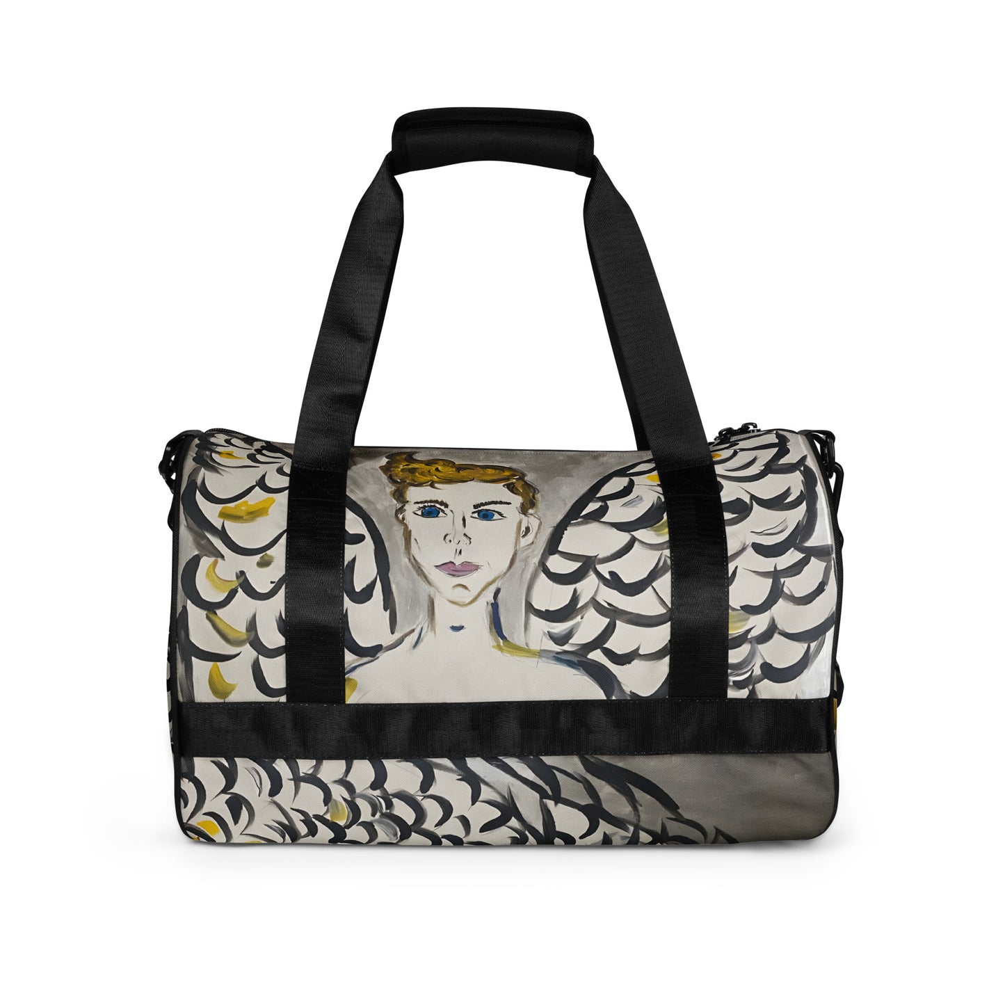 Fallen Feather All-over print gym bag