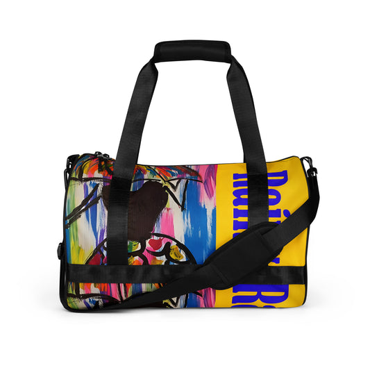 Rainy Day All-over print gym bag