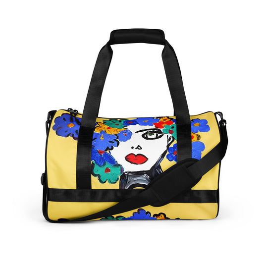 A Day For Flowers All-over print gym bag