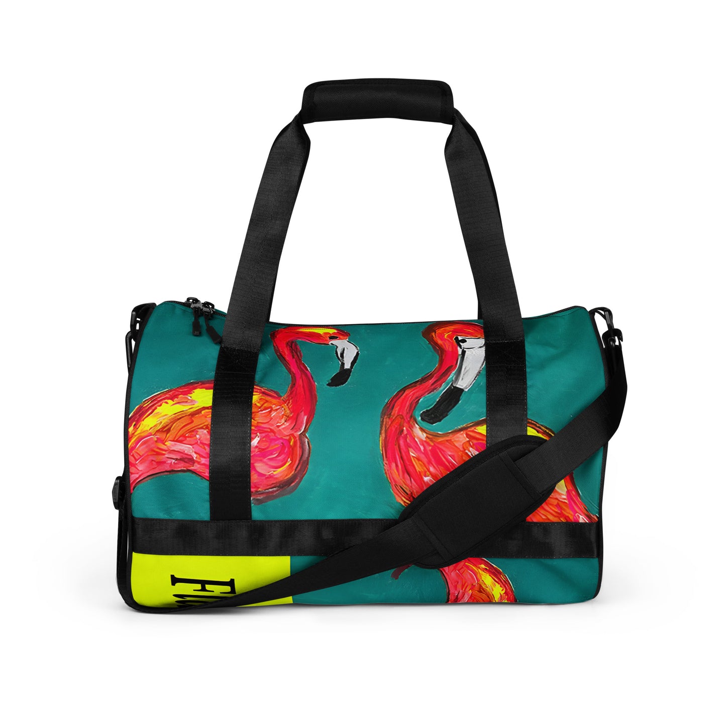 Flamingo Flamenco All-over print gym bag