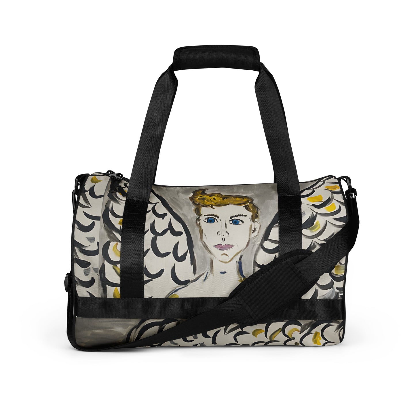 Fallen Feather All-over print gym bag