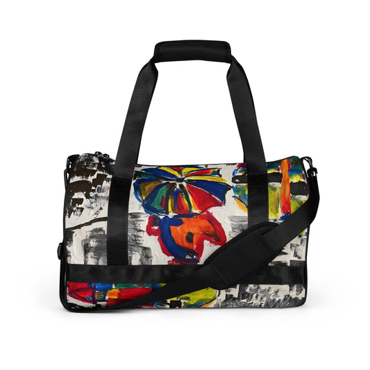 Rain All-over print gym bag