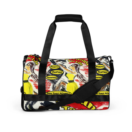 A Tango To Life Book Cover Vol 1 All-over print gym bag