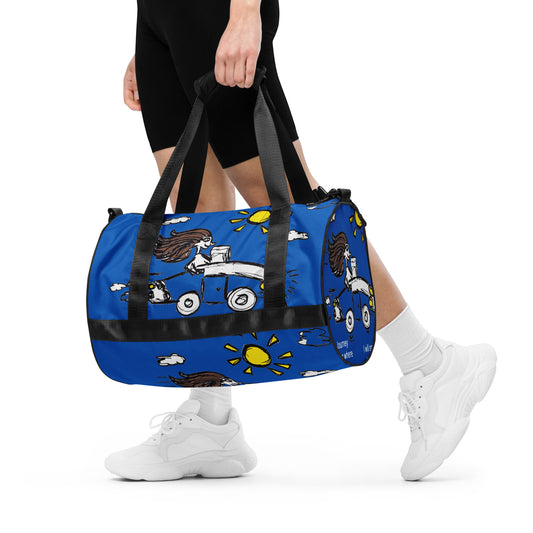 Journey To Some Place All-over print gym bag