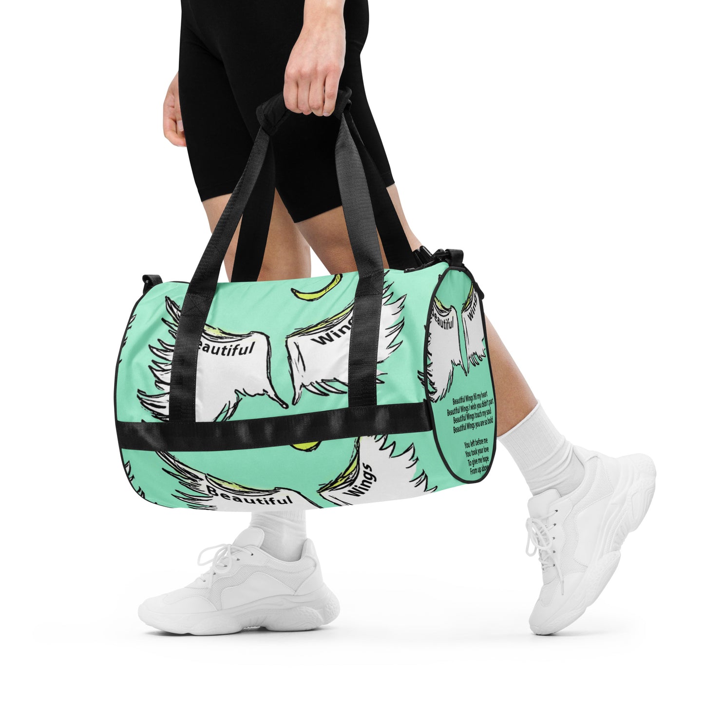 Beautiful Wings All-over print gym bag