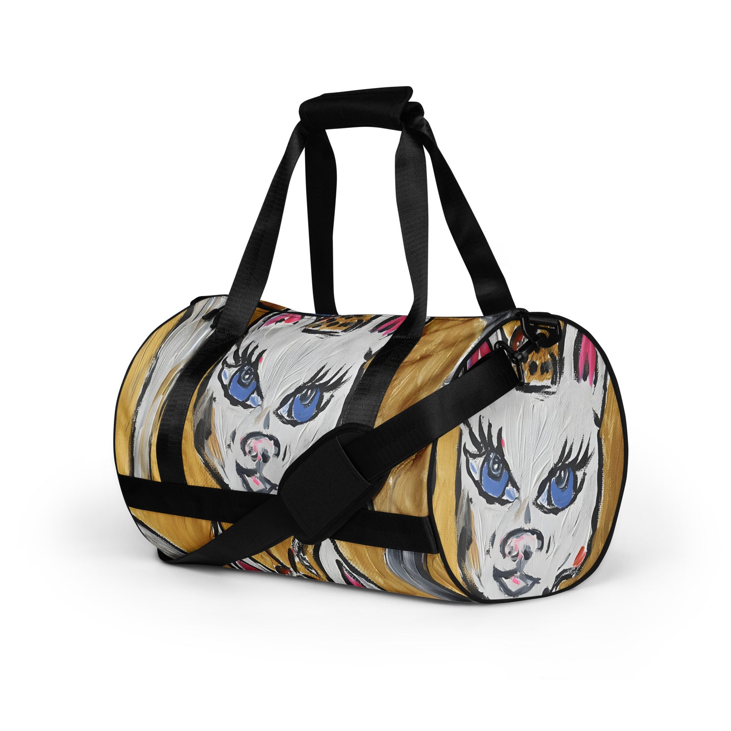 I Am Woman All-over print gym bag