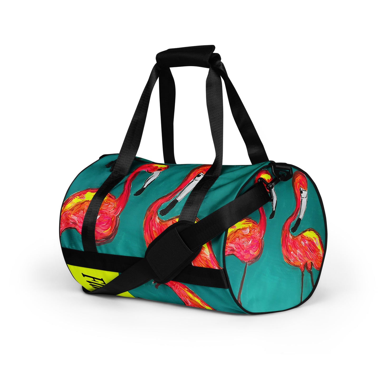 Flamingo Flamenco All-over print gym bag