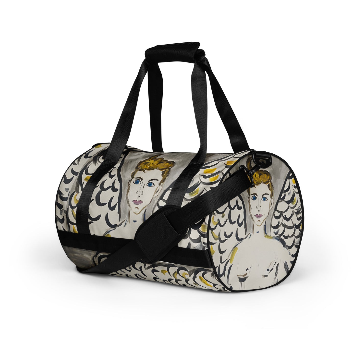 Fallen Feather All-over print gym bag