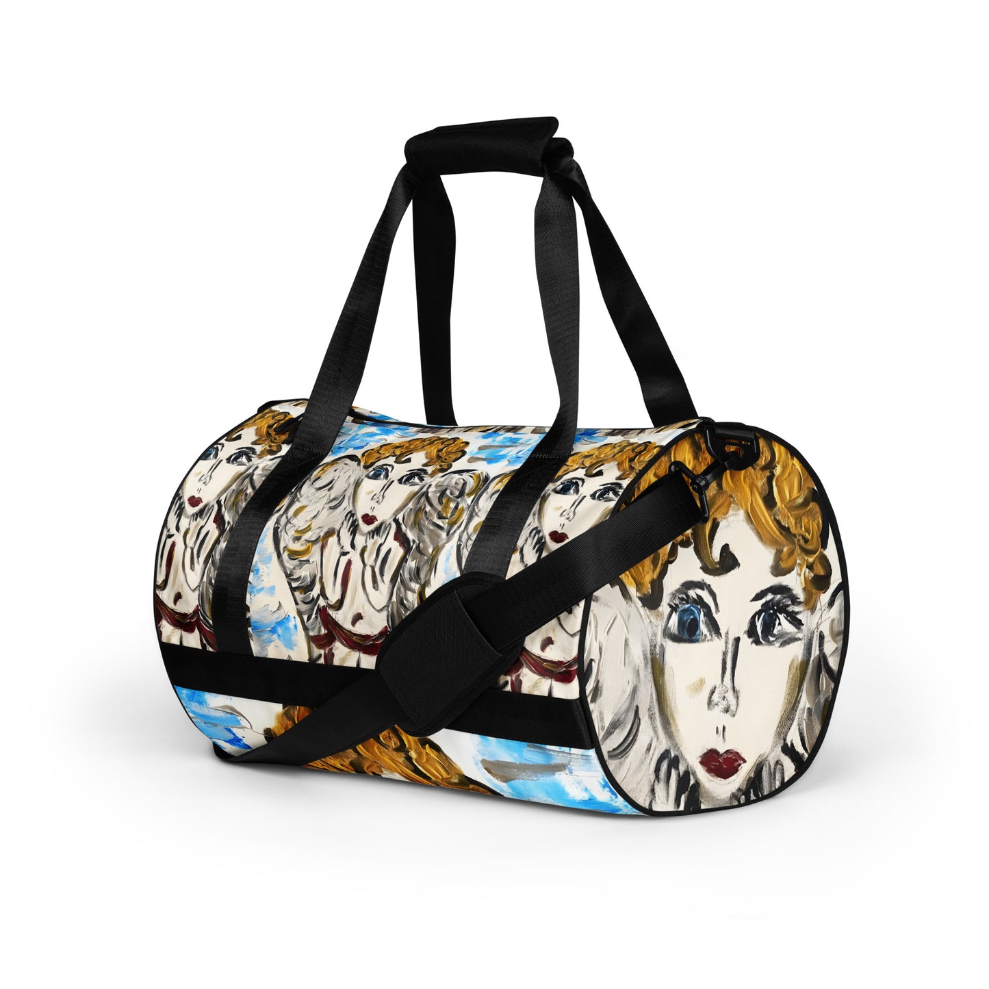 Your Little Angel Is Me All-over print gym bag