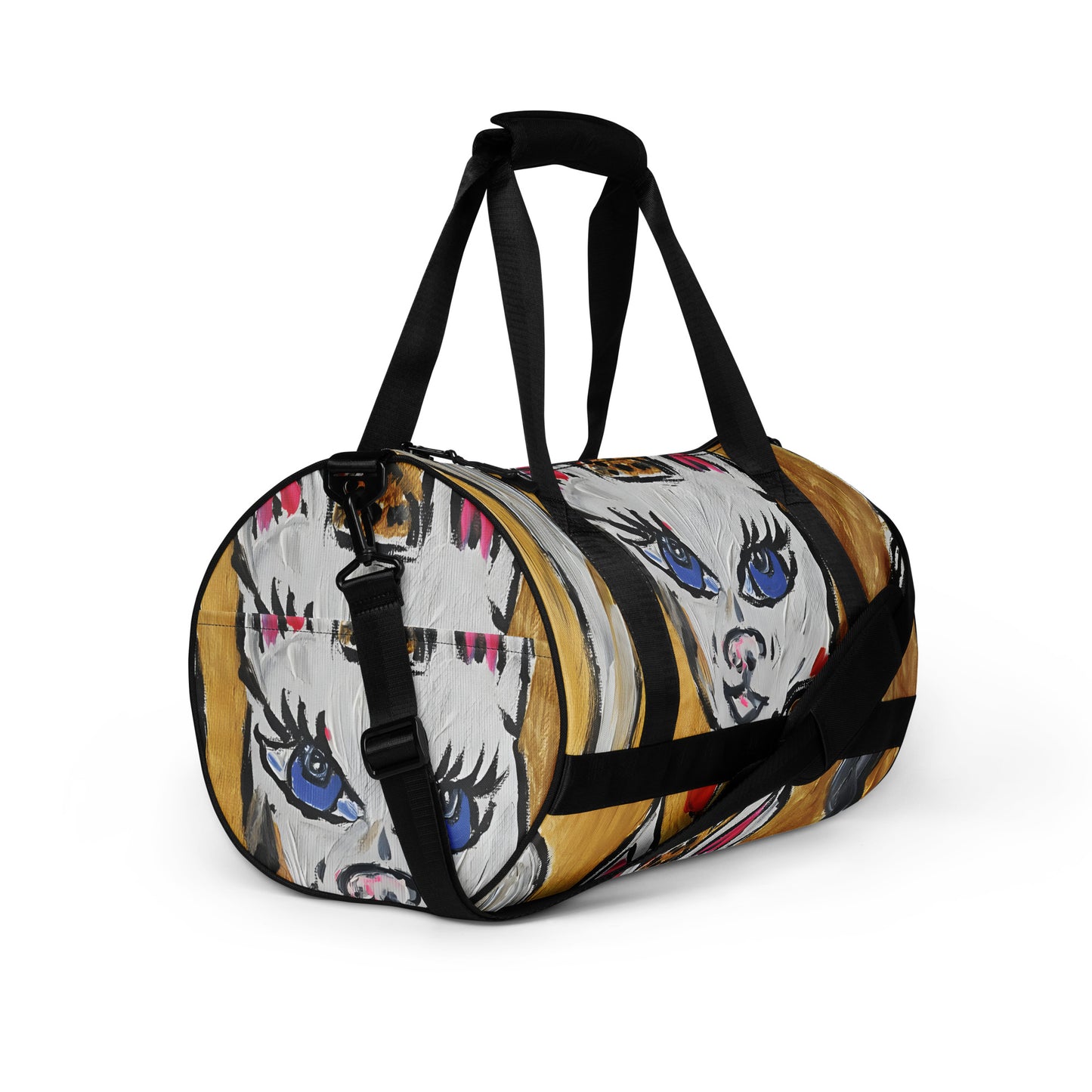 I Am Woman All-over print gym bag