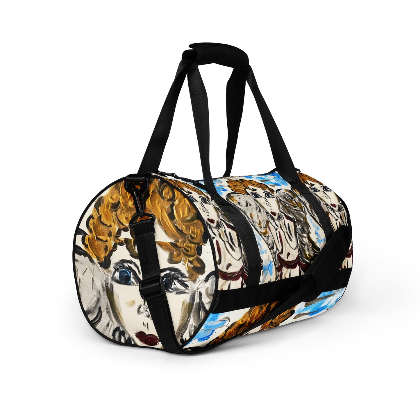 Your Little Angel Is Me All-over print gym bag