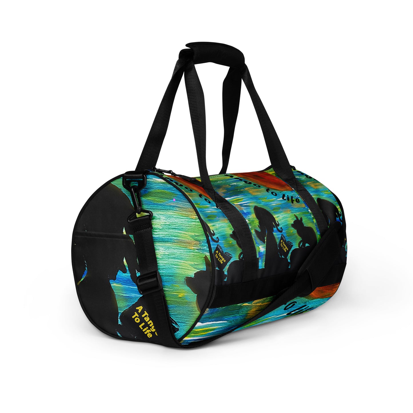 A Tango To Life 2 All-over print gym bag