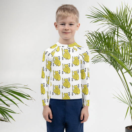 Fat Cat Kids Rash Guard