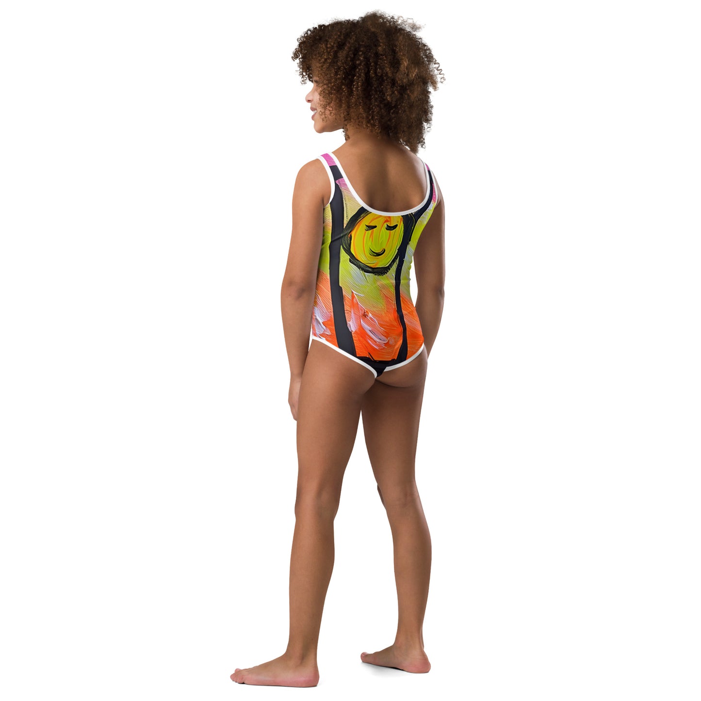 Just Do It All-Over Print Kids Swimsuit