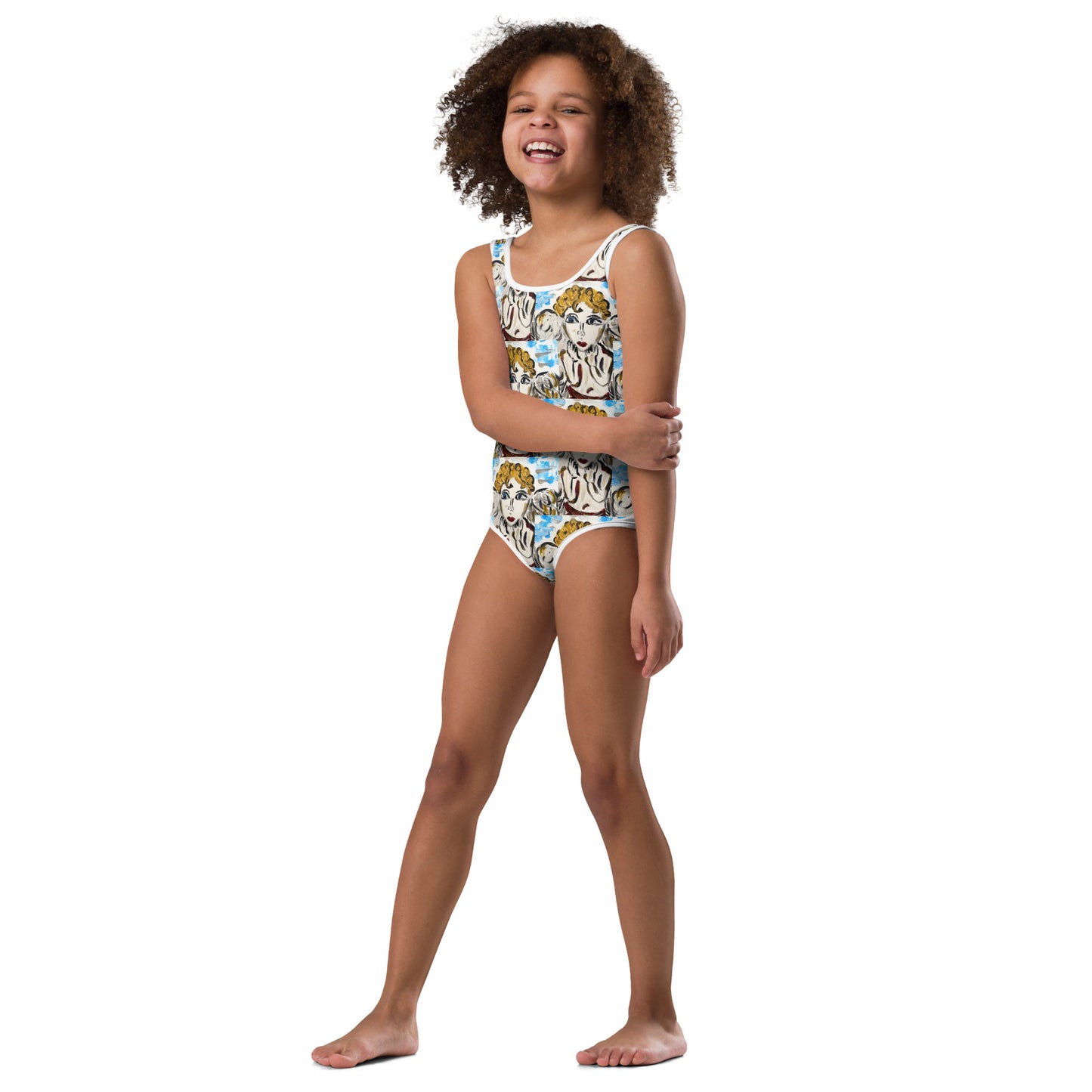 Your Little Angel Is Me All-Over Print Kids Swimsuit