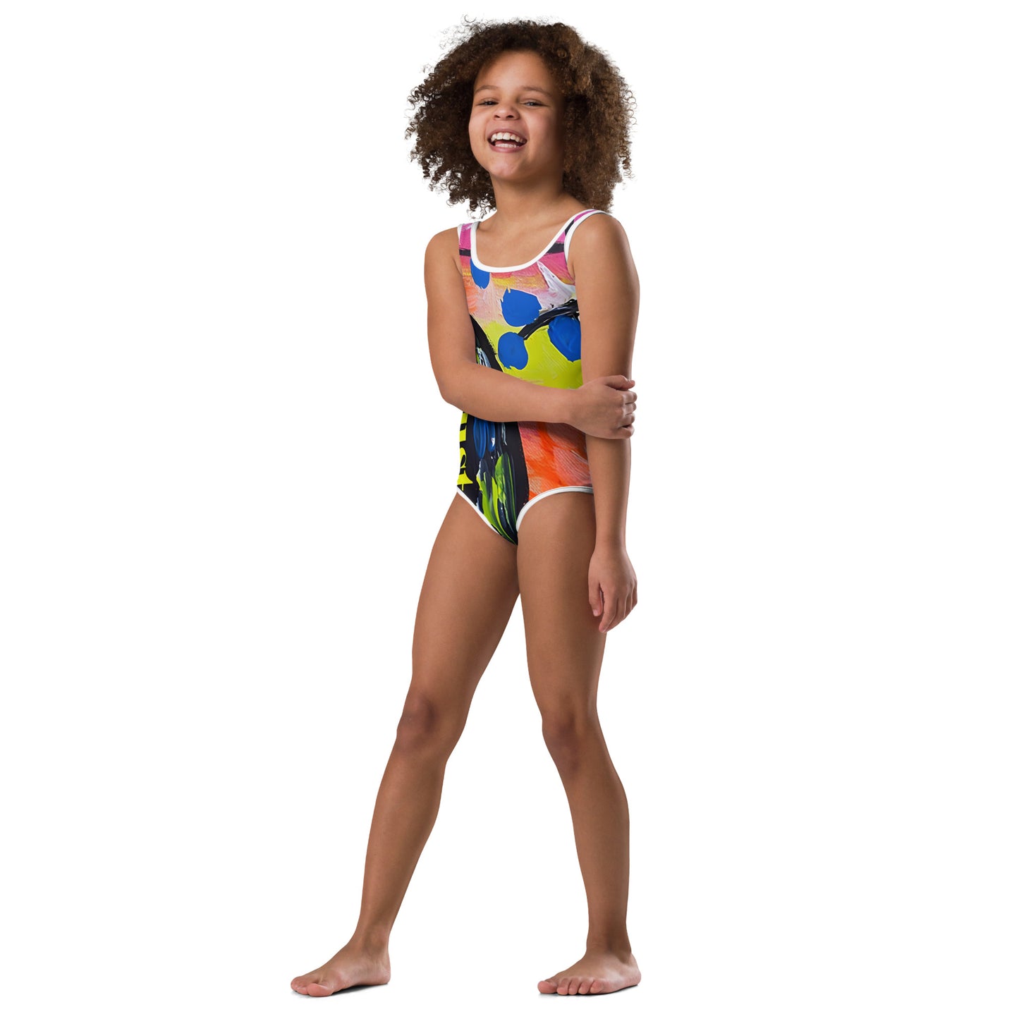 Just Do It All-Over Print Kids Swimsuit