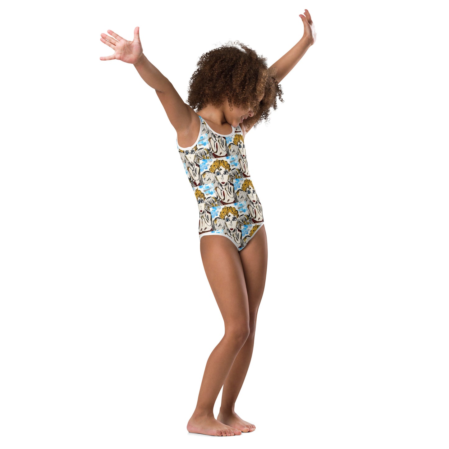 Your Little Angel Is Me All-Over Print Kids Swimsuit