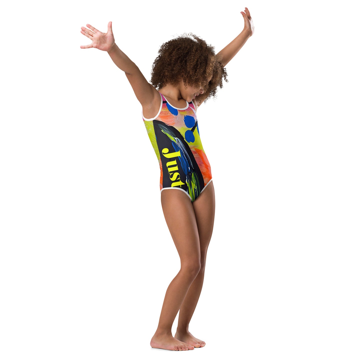 Just Do It All-Over Print Kids Swimsuit