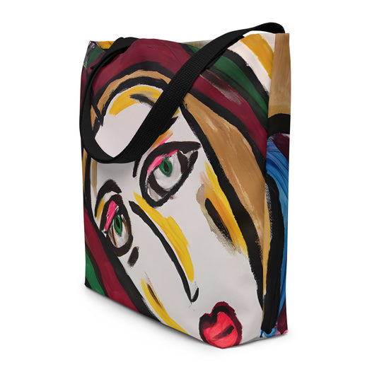 Saint All-Over Print Large Tote Bag