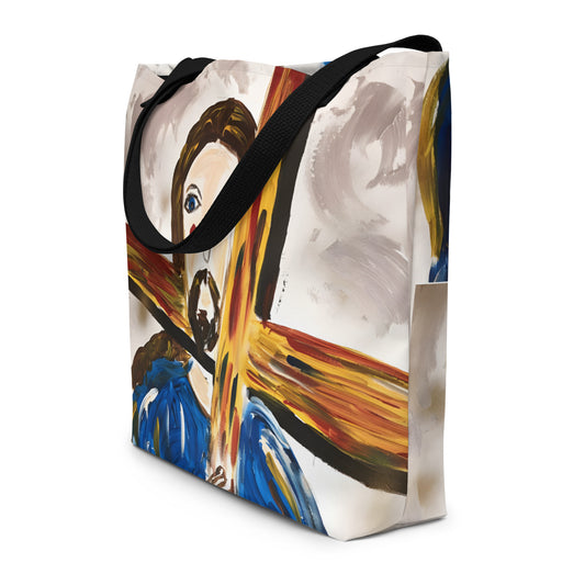 Jesus Cristo All-Over Print Large Tote Bag