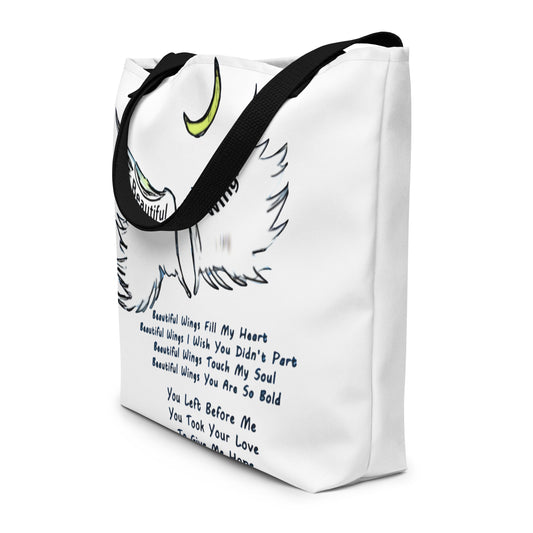 Beautiful Wings All-Over Print Large Tote Bag