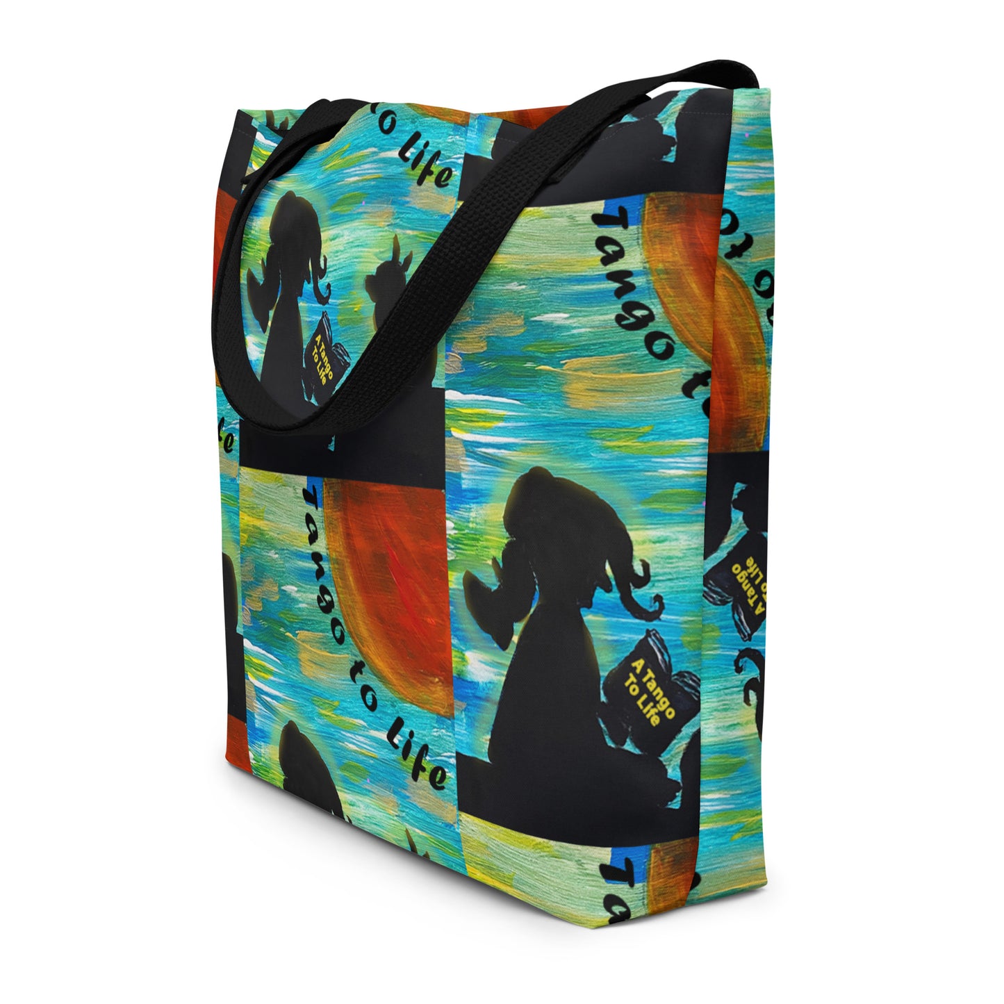 A Tango To Life 2  All-Over Print Large Tote Bag