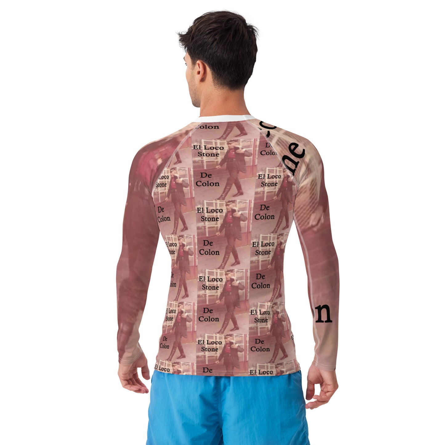 Loco Stone de Colon Men's Rash Guard