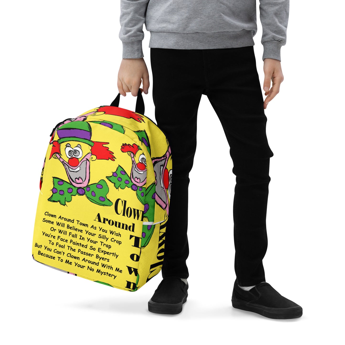 Clown Around Town Minimalist Backpack