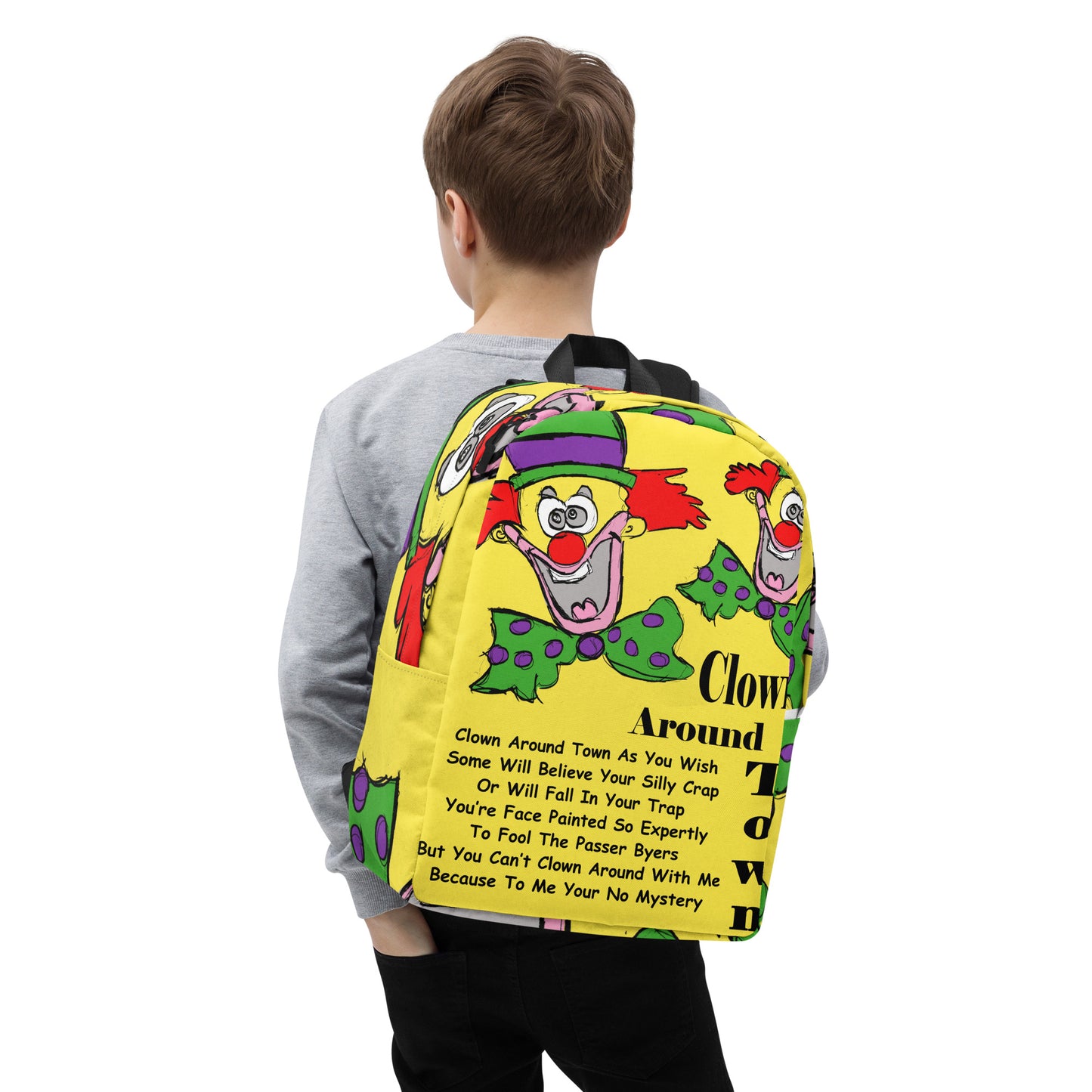 Clown Around Town Minimalist Backpack