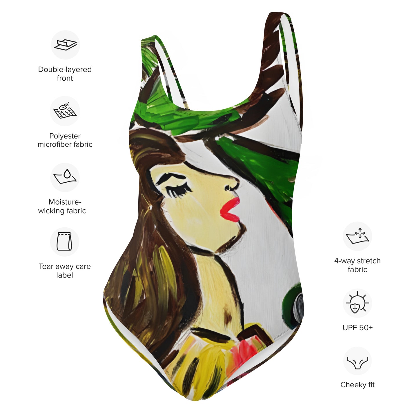 Life and Death One-Piece Swimsuit - A Tango to Life