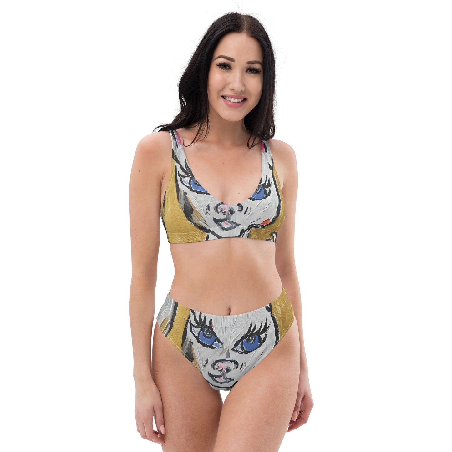 I Am Woman Recycled high-waisted bikini - A Tango to Life