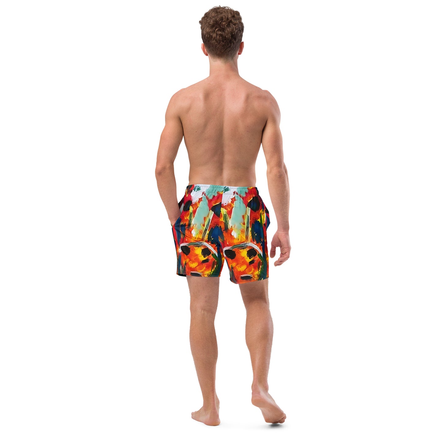 Running With The Bulls Men's swim trunks - A Tango to Life