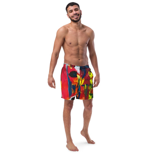 Running With The Bulls Men's swim trunks - A Tango to Life