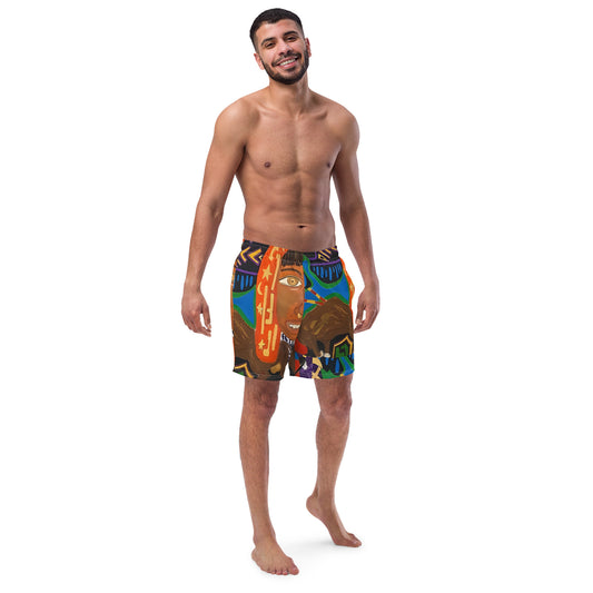 I Love My Panama Men's swim trunks - A Tango to Life