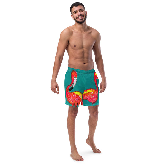 Flamingo Flamenco Men's swim trunks