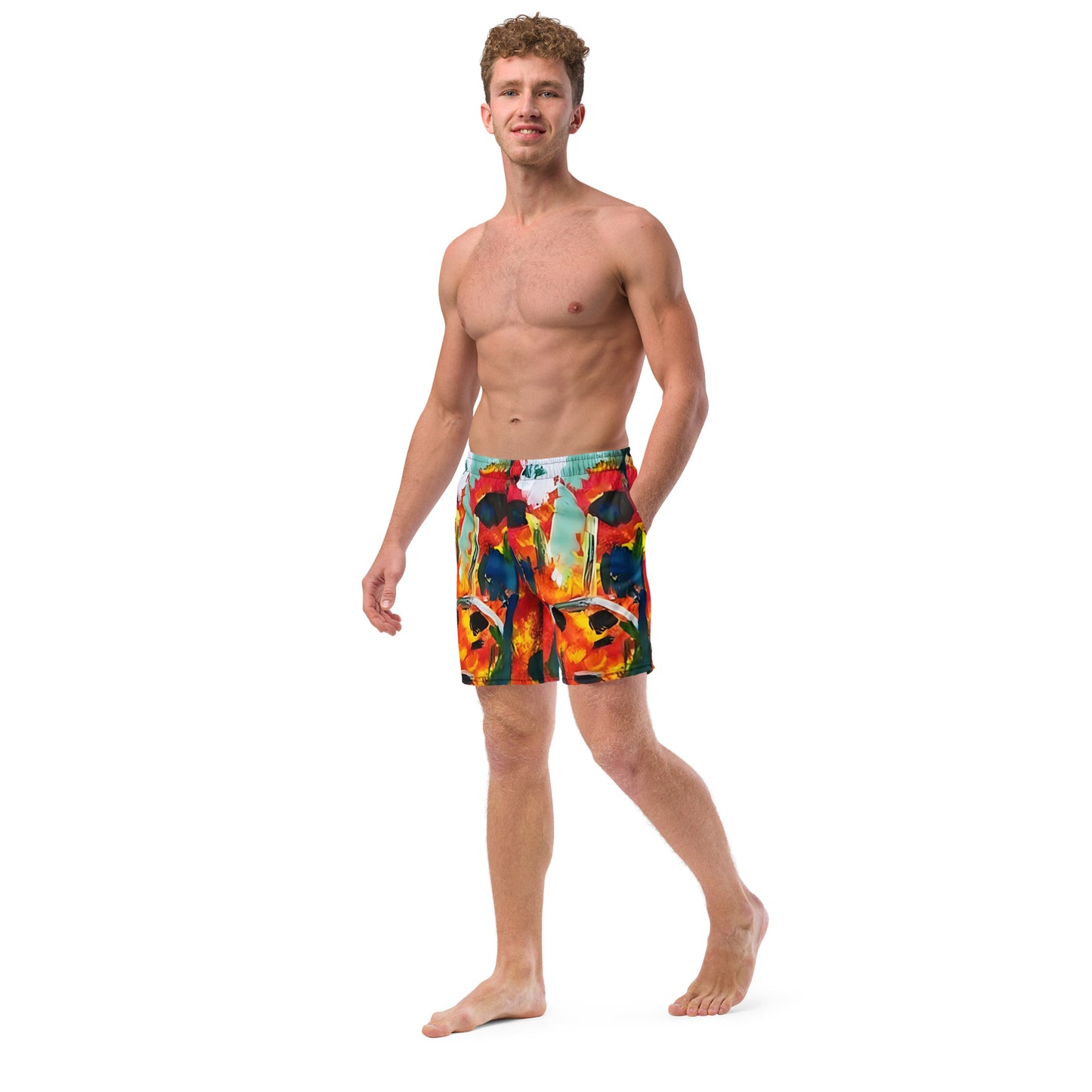 Running With The Bulls Men's swim trunks - A Tango to Life