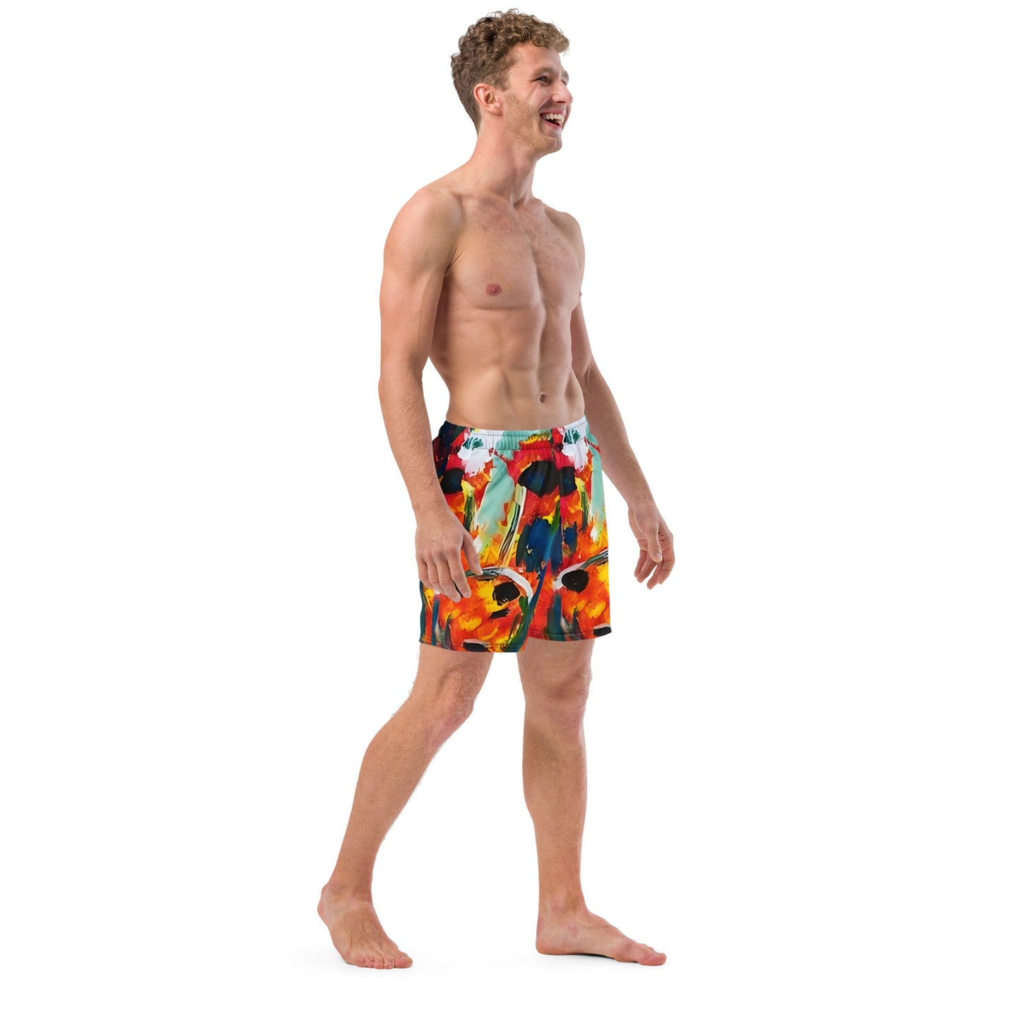 Running With The Bulls Men's swim trunks - A Tango to Life