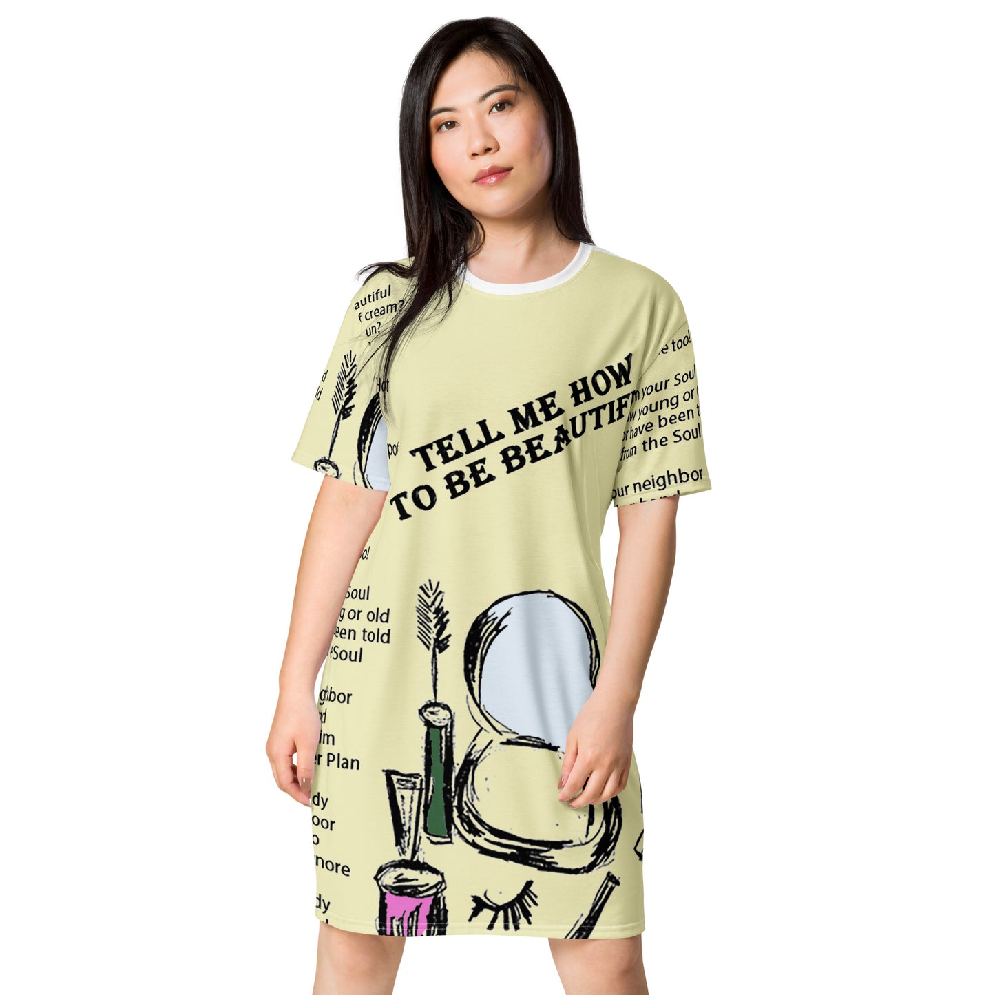 Tell Me How To Be Beautiful T-shirt dress