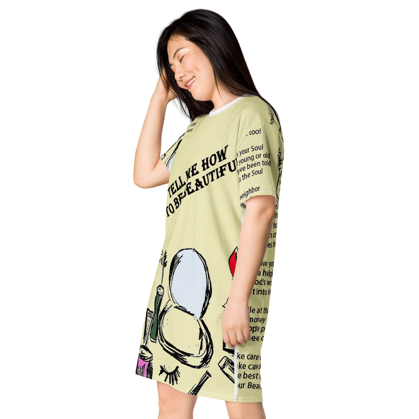 Tell Me How To Be Beautiful T-shirt dress