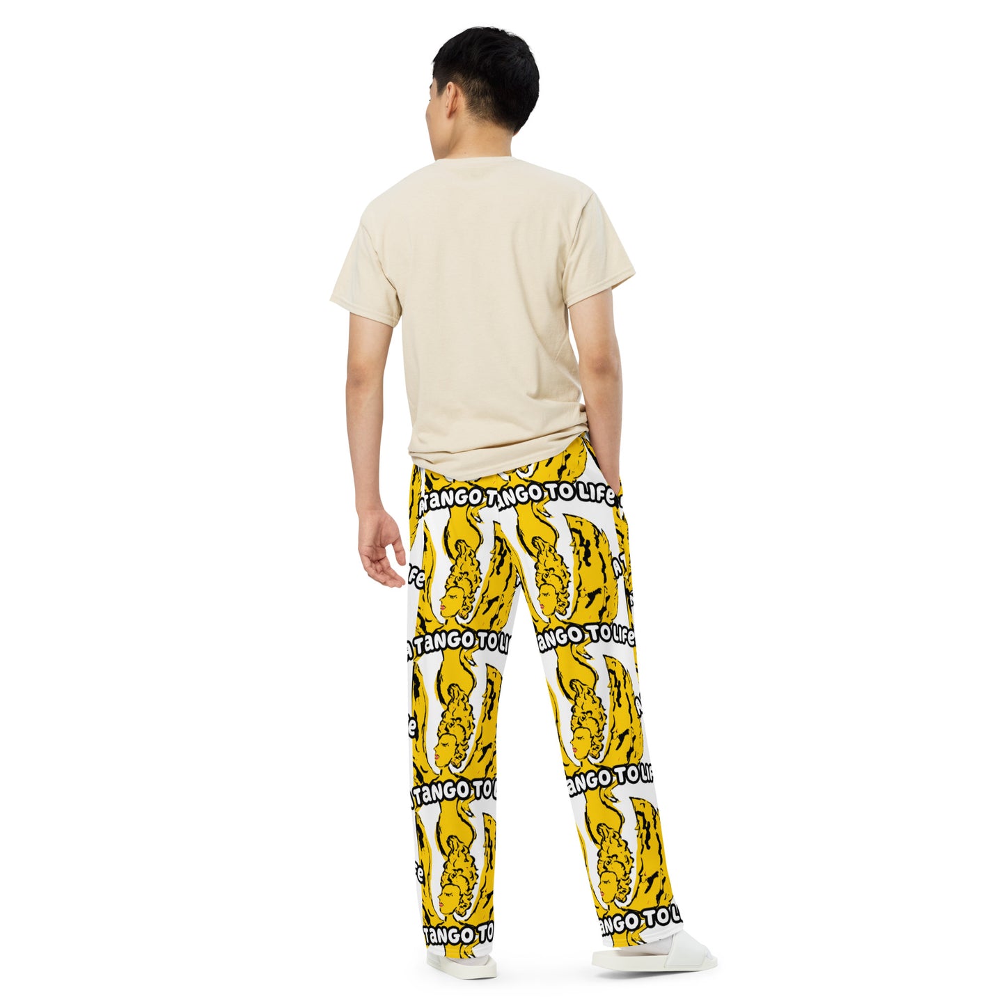 Stuck Up All-over print unisex wide-leg pants