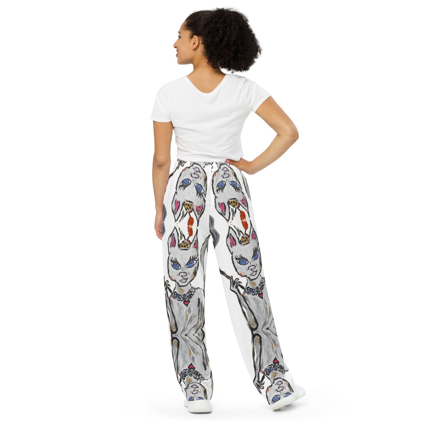 I Am Woman All-over print unisex wide-leg pants