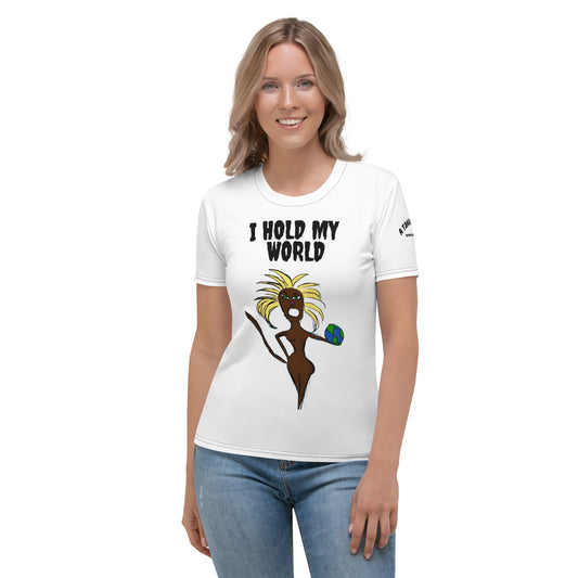 I Hold My World Women's T-shirt - A Tango to Life