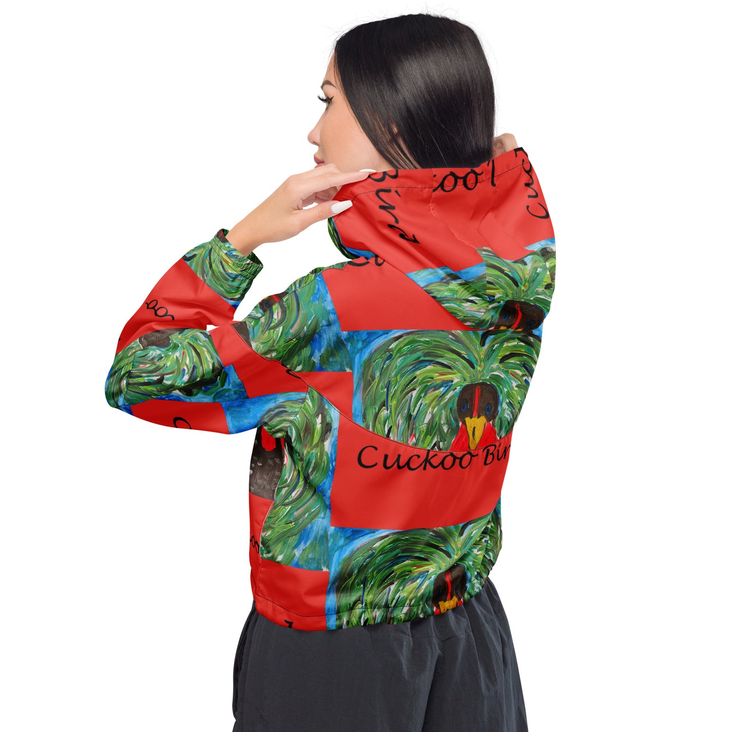 Cuckoo Bird Women’s cropped windbreaker