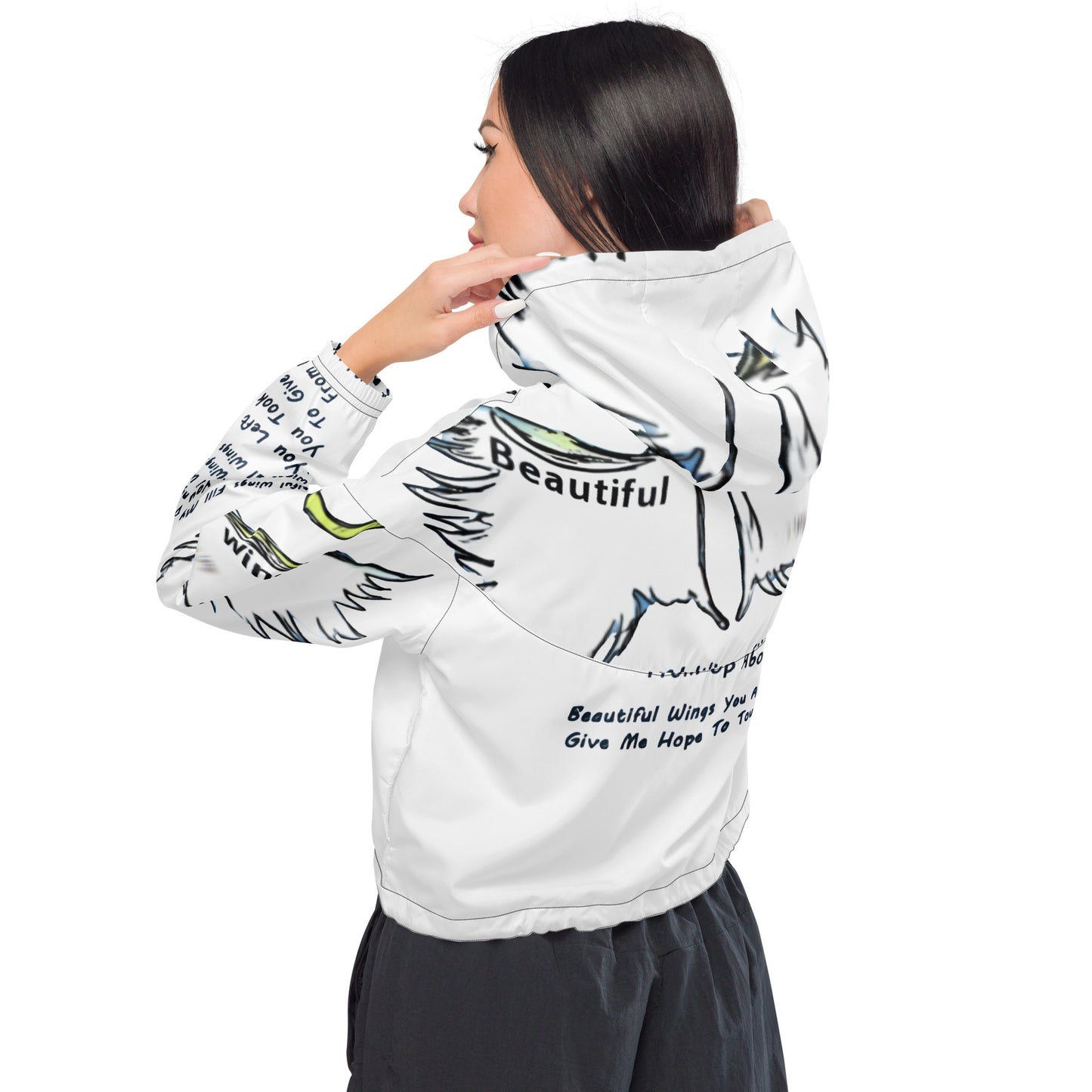 Beautiful Wings Women’s cropped windbreaker