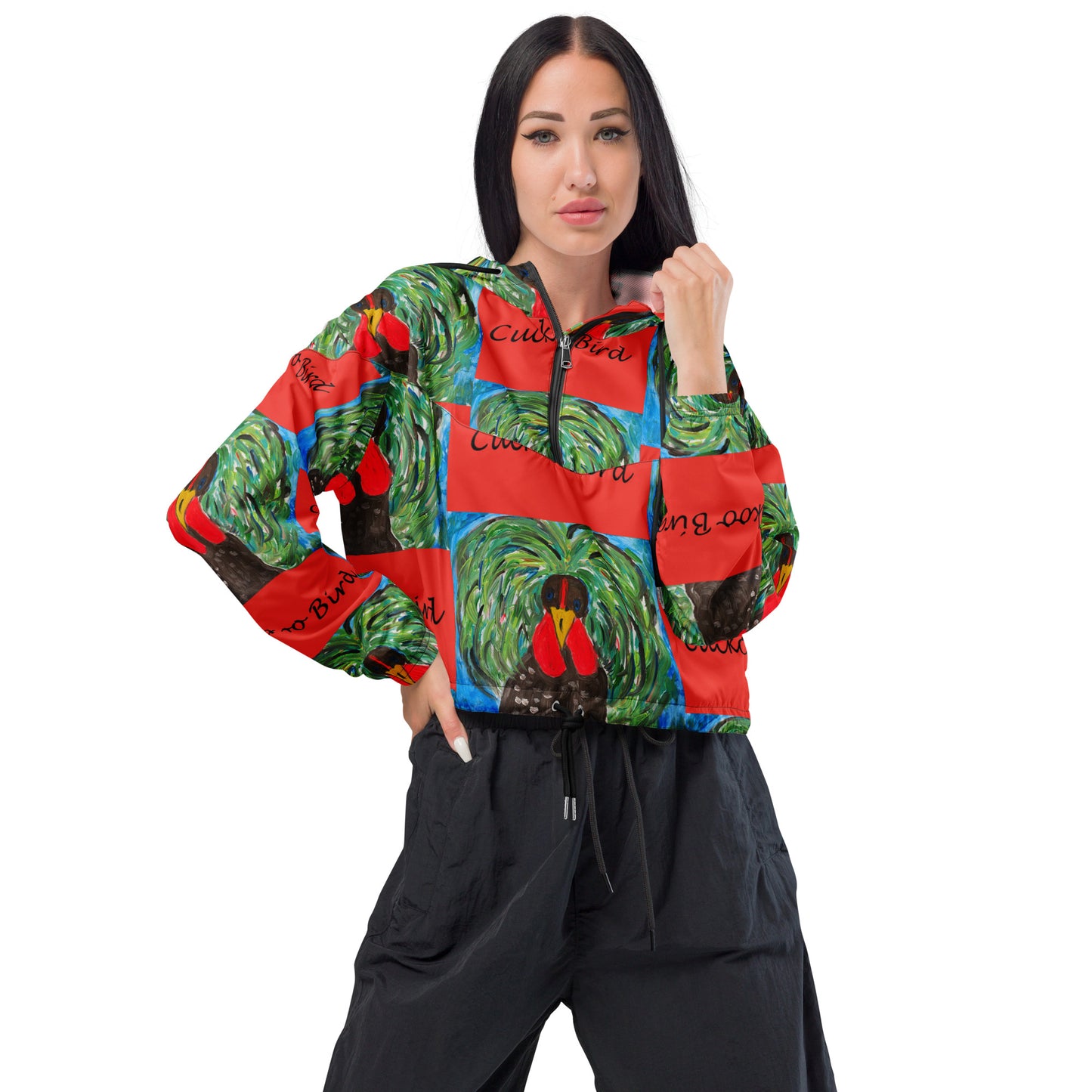 Cuckoo Bird Women’s cropped windbreaker