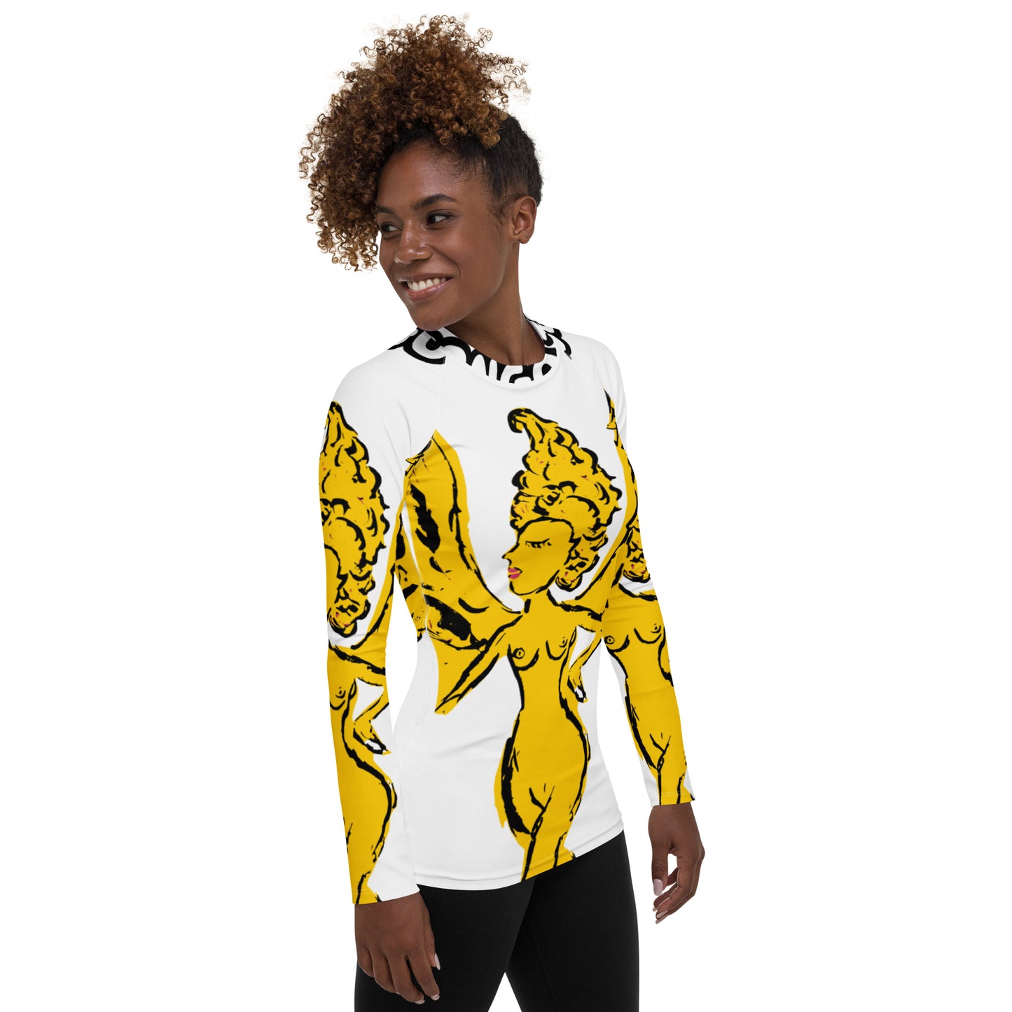 Stuck Up Women's Rash Guard