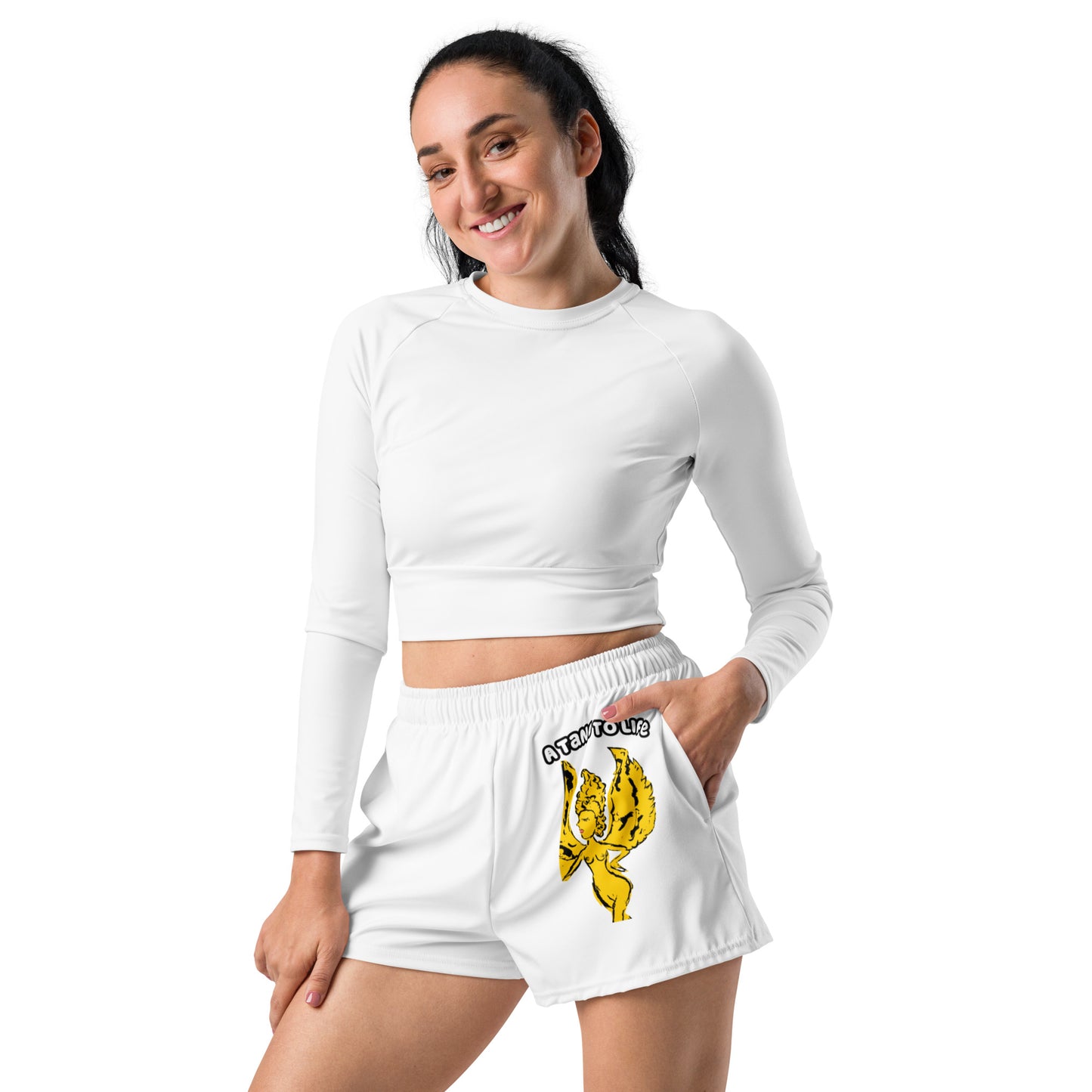 Stuck Up Women’s Recycled Athletic Shorts