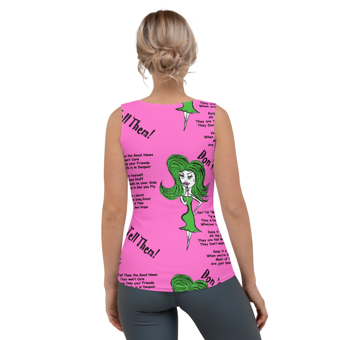 Don't Tell Them Sublimation Cut & Sew Tank Top